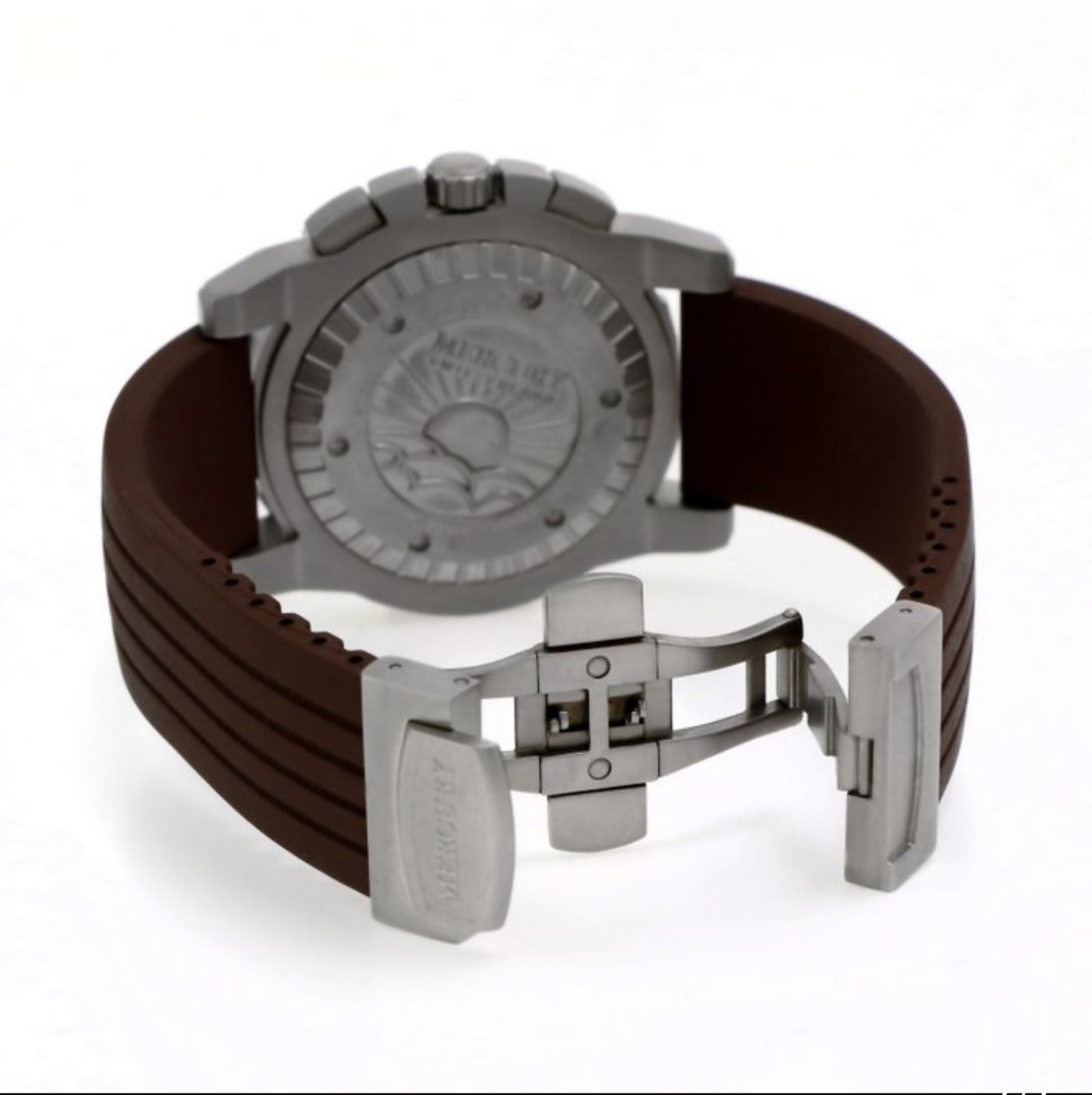 MERCURY • Swiss Chronograph Watch • Stainless Steel Quartz• ME10225-SX-3 • Brown