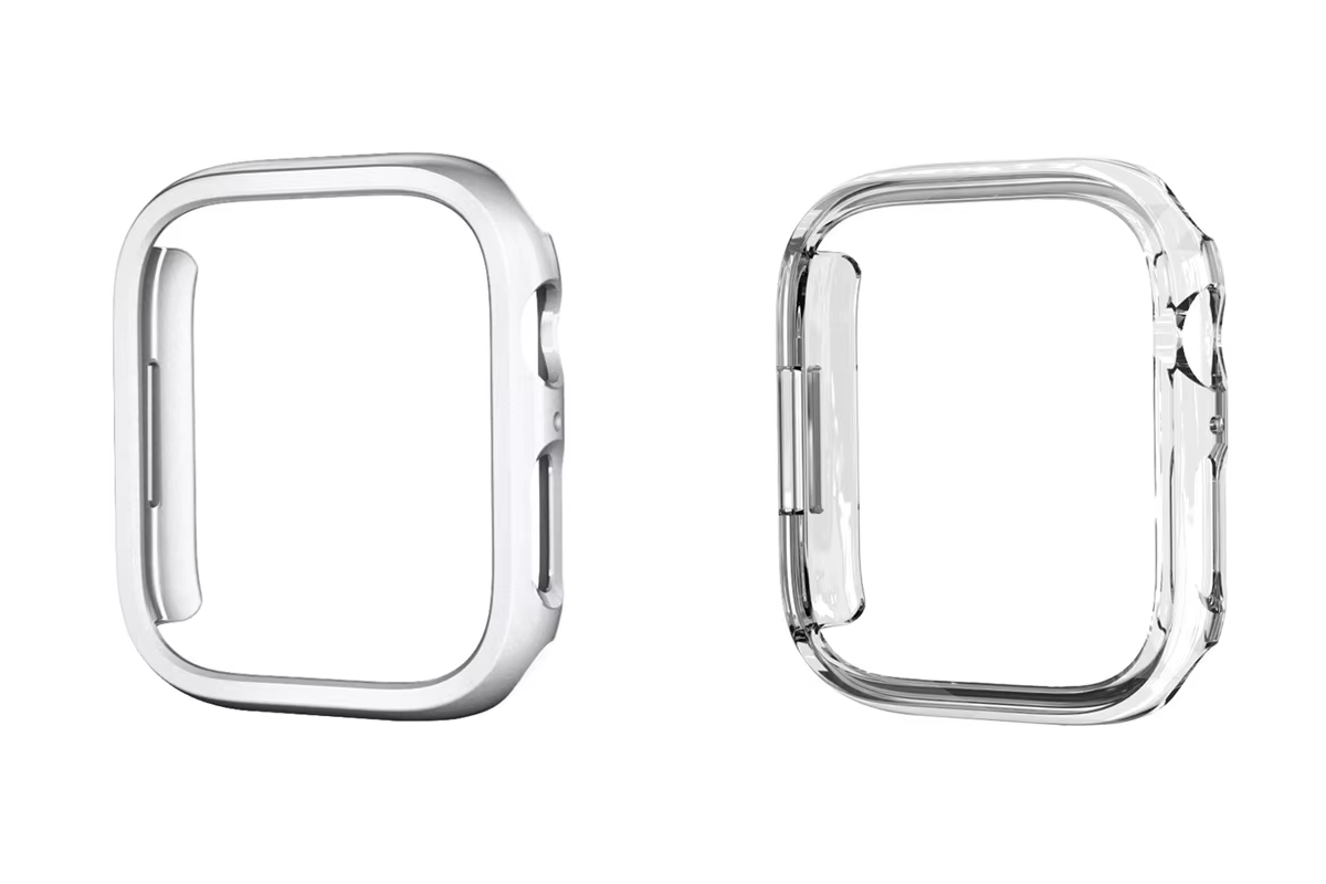 Apple Watch Case 42mm 46mm • Shockproof Hard PC Bumper Cover • Pack of 2
