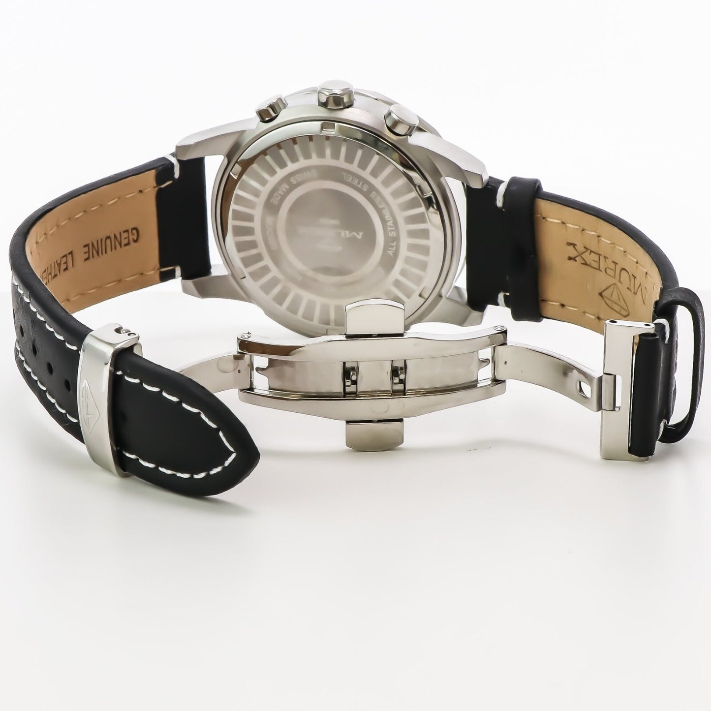 Murex • Swiss Chronograph Watch • Stainless Steel Quartz 44.7mm • 5ATM • MUC605