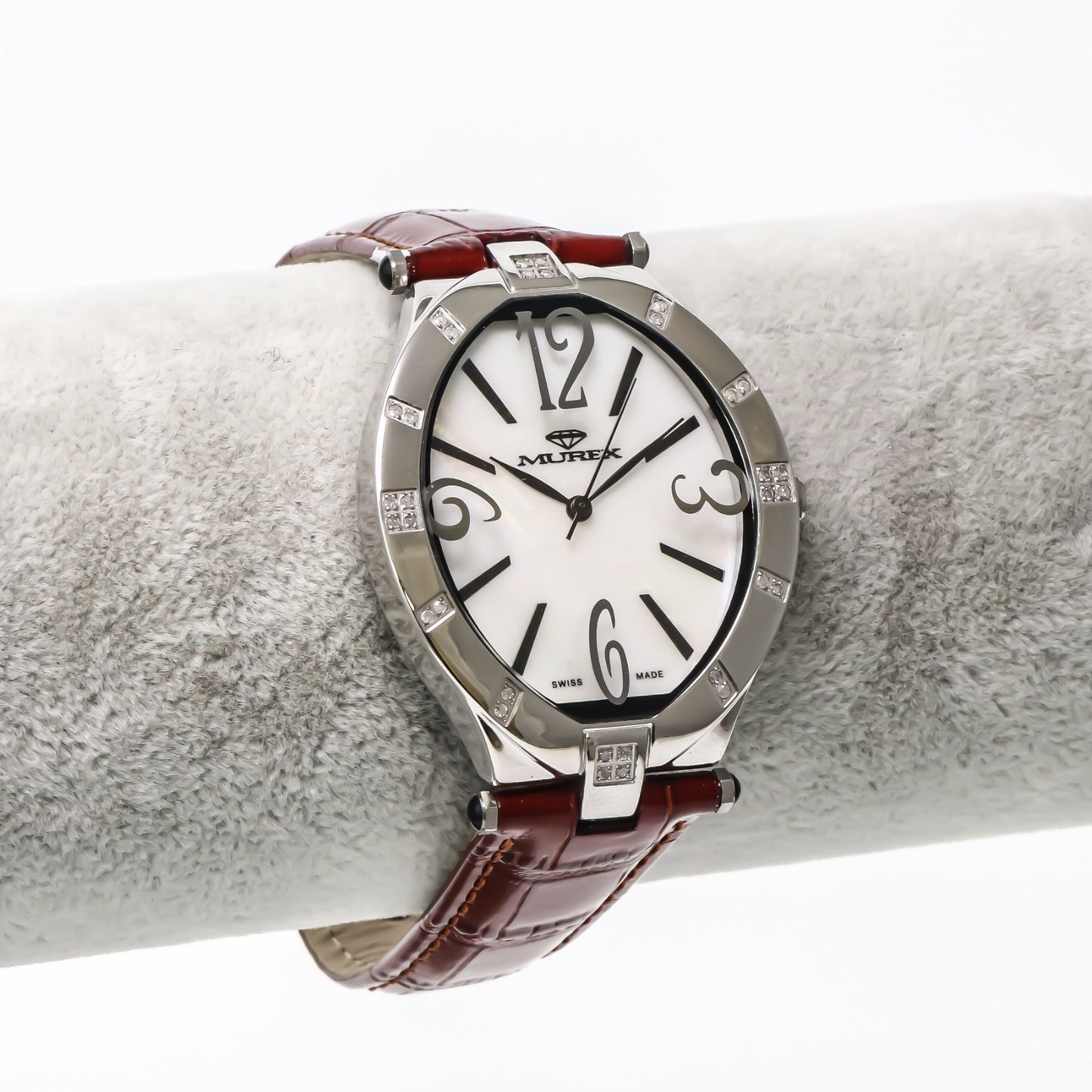 Murex • Swiss Diamond Watch • 32 SI White Diamonds .18ct • 34x41 mm • 3ATM