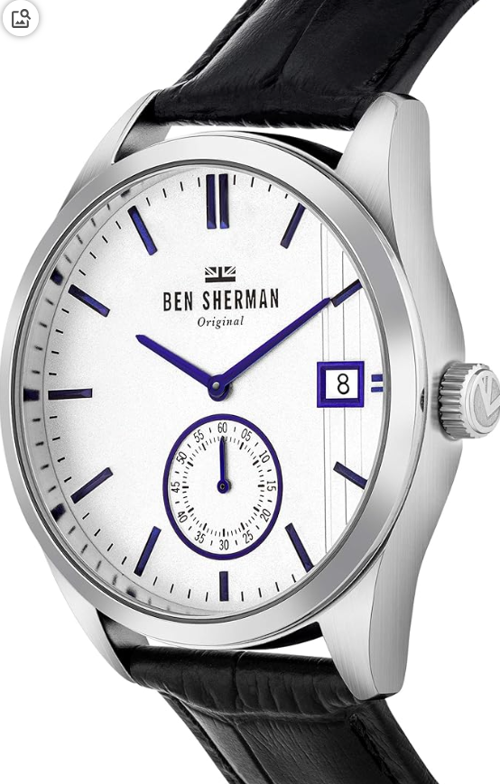 Ben Sherman Men Watch • Stainless Steel • 43mm • Quartz • 3ATM • WB039UB
