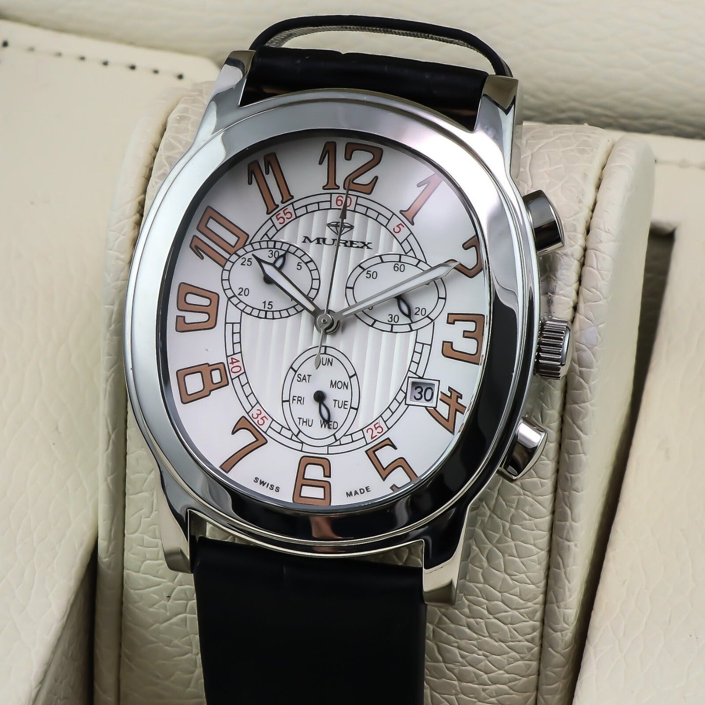 MUREX • Swiss Chronograph Watch • Quartz • 41.85x50mm • Date 3ATM • ISC701