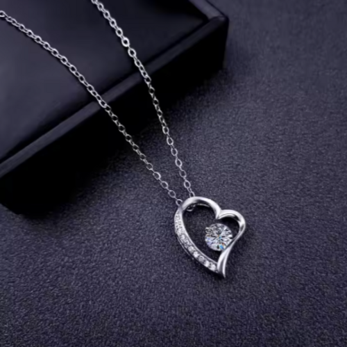 Heart Classic Zircon • Forever Love • Stainless Steel Jewelry Necklace