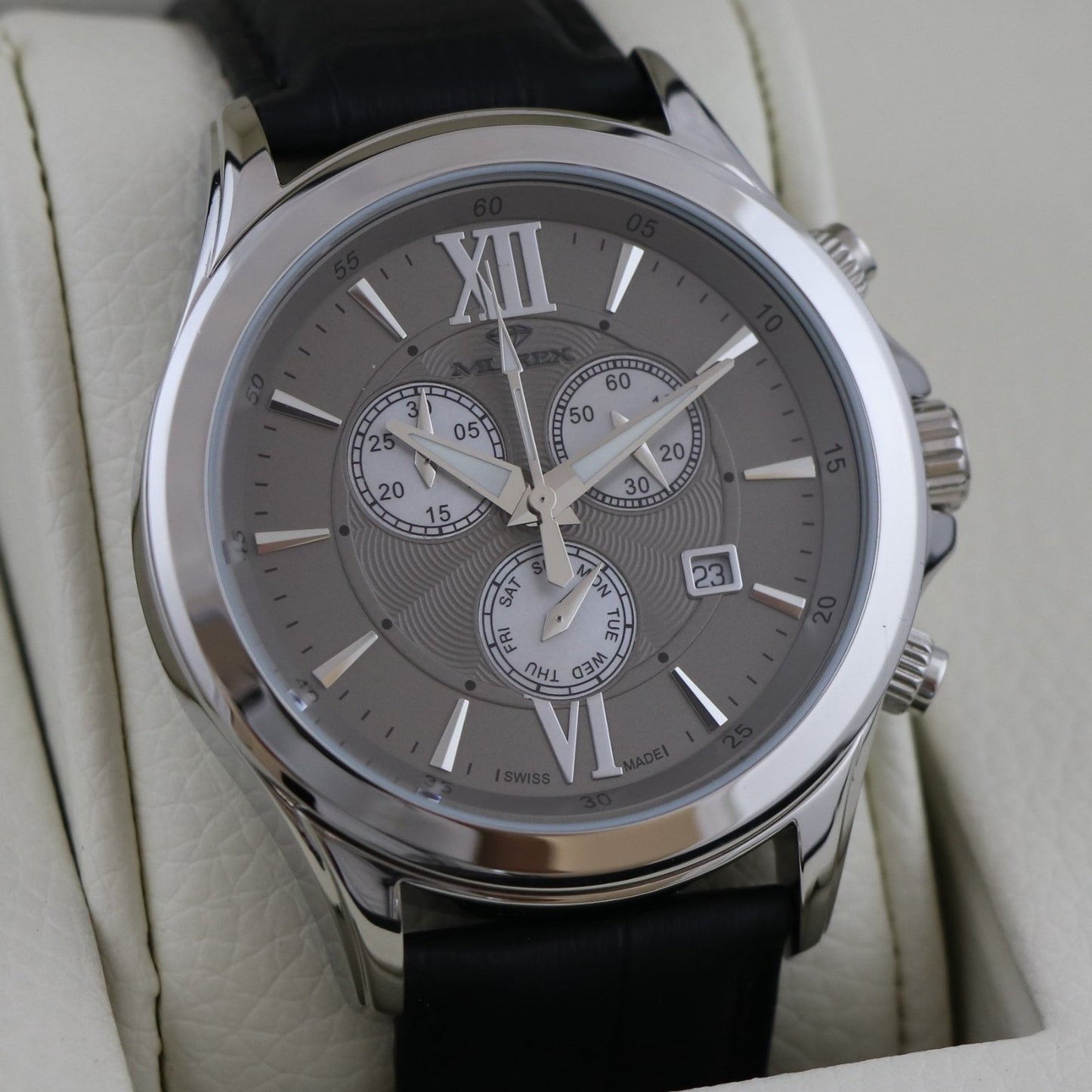Murex • Swiss Chronograph Watch • Stainless Steel • 44mm • Quartz • MUC503