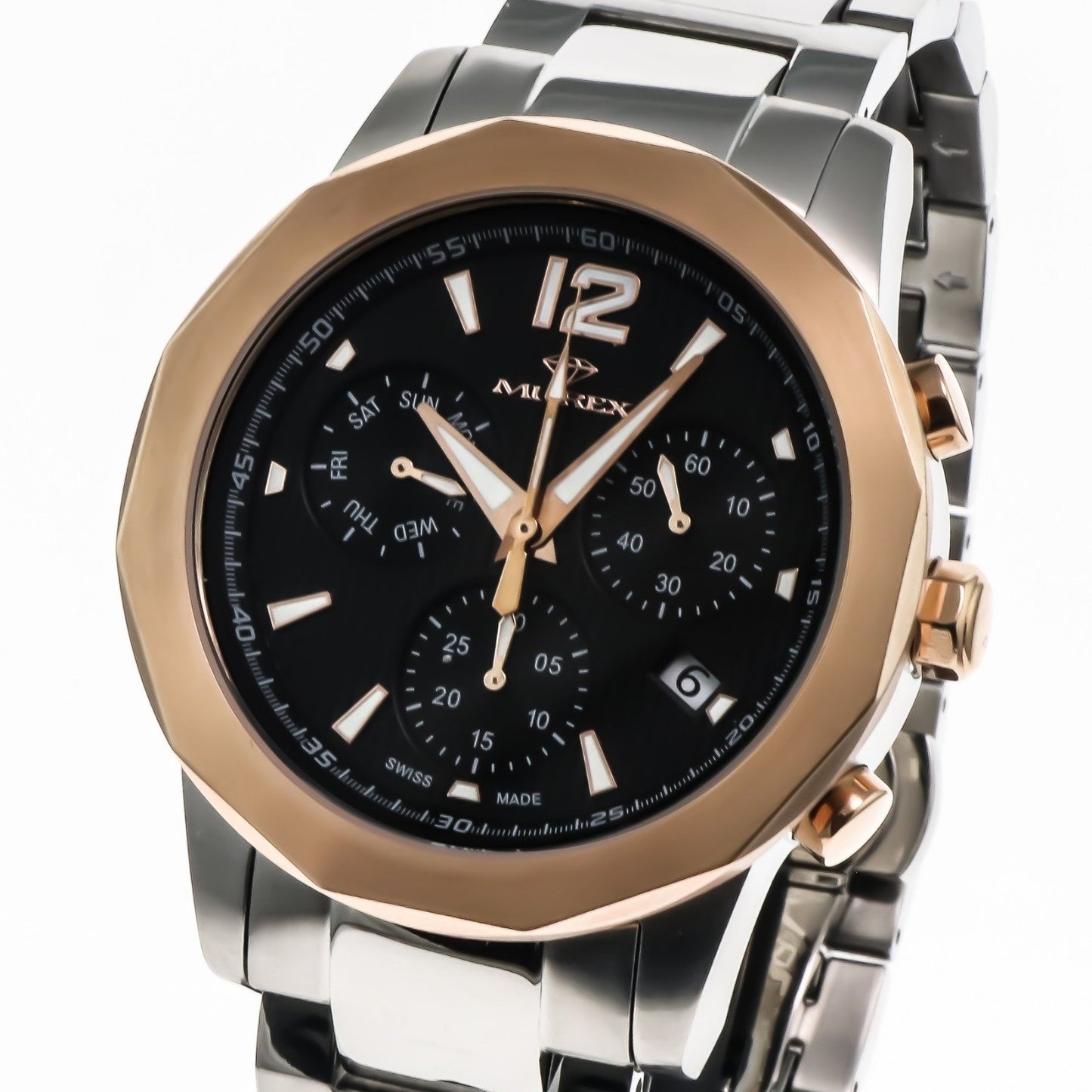 Murex • Swiss Chronograph Watch • Stainless Steel • Quartz • 44.7mm • MUC605