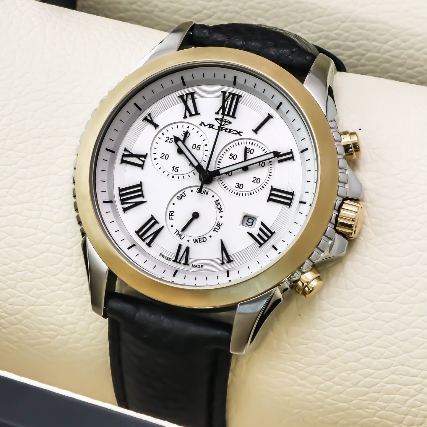 Murex • Swiss Chronograph Watch• Stainless Steel • Quartz • 47mm • 5ATM • MUC539