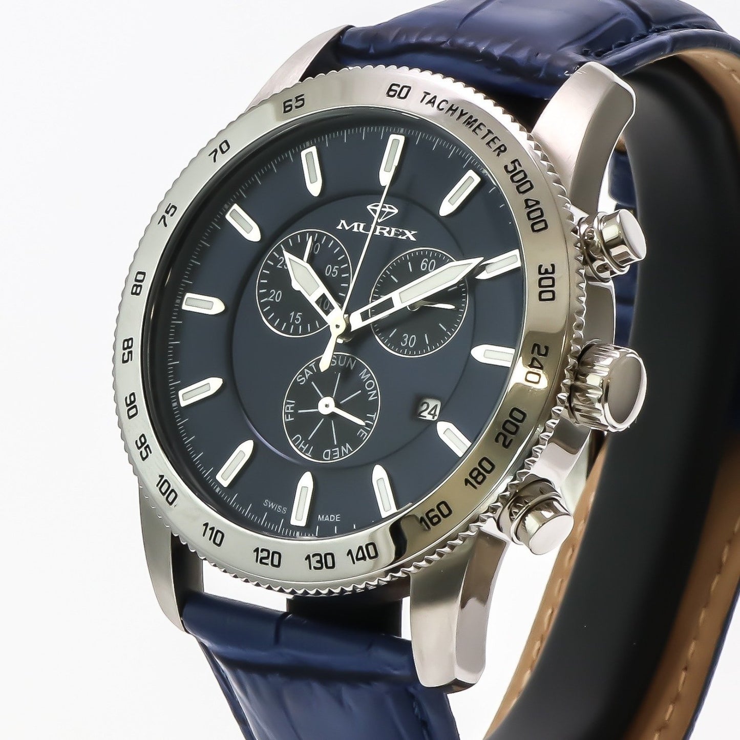 Murex • Swiss Chronograph Watch • Stainless Steel • Quartz • 44.5mm • MUC591