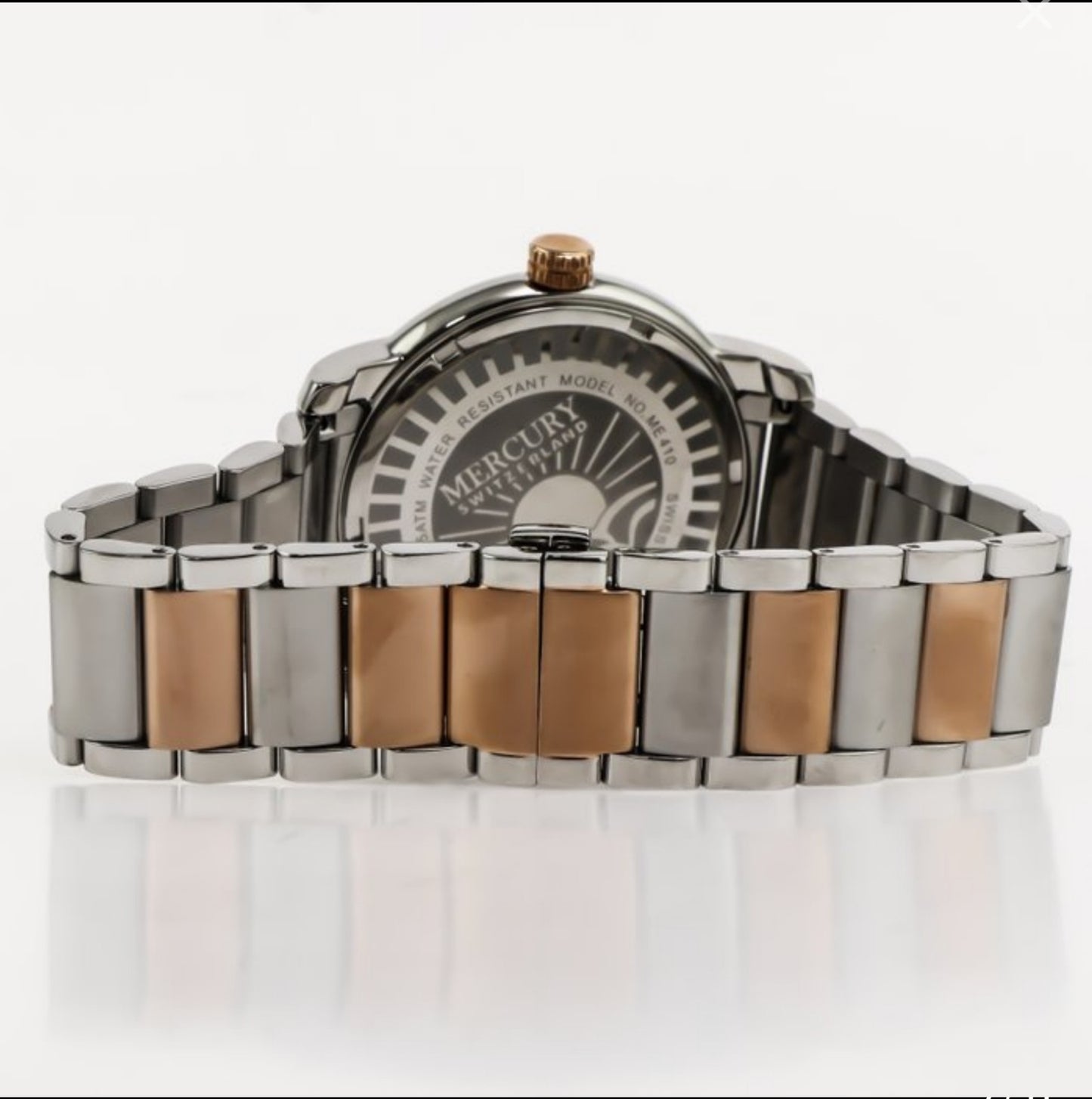 Mercury • Swiss Watch • Stainless Steel • Rose Gold • Quartz • 41mm 5ATM • ME410