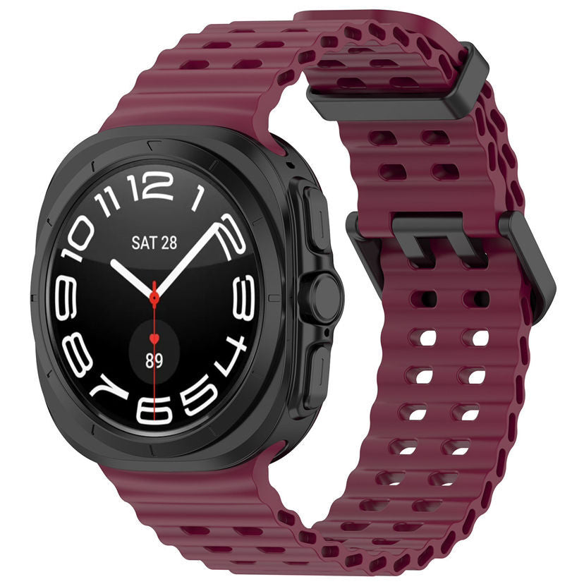 Breathable Silicone Sport Band • Compatible w Samsung Galaxy Watch 7 Ultra 47mm