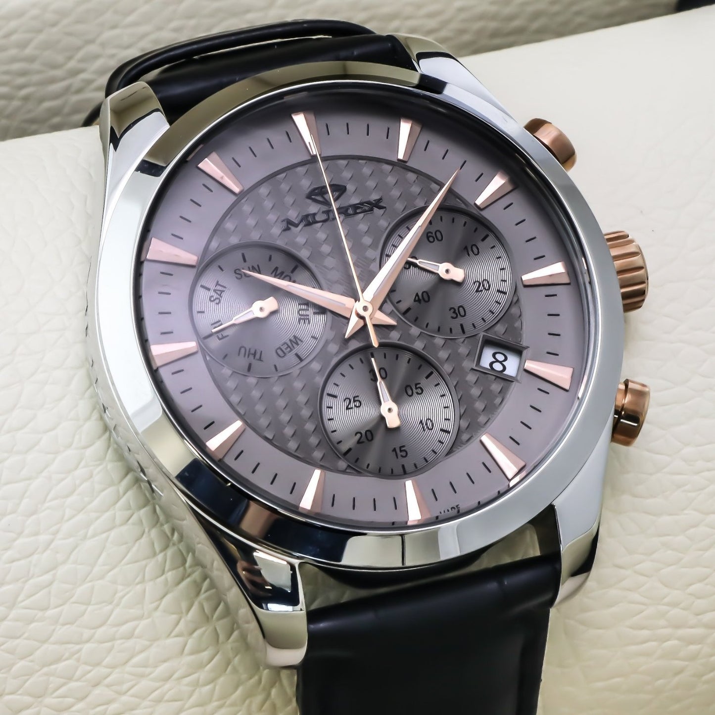 Murex • Swiss Chronograph Watch • Stainless Steel • Quartz • 44mm • MUC612