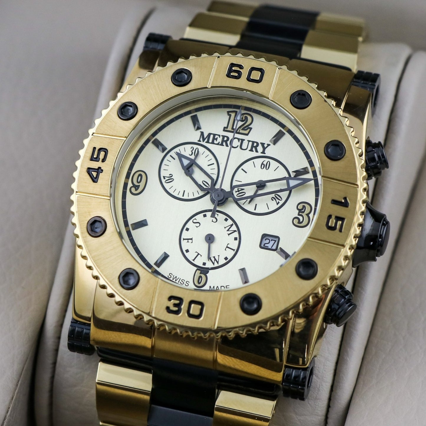 Mercury • Swiss Chronograph Watch • Stainless Steel • 45mm • Quartz • ME1060