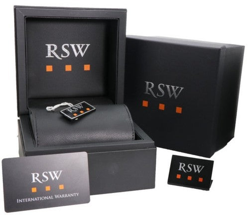 RSW • 46.75mm • Swiss Watch Men's • Saphire • WR30M • Quartz • RSW9141-SL-1