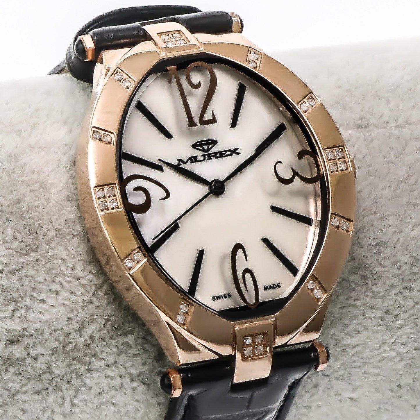 Murex • Swiss Diamond Watch • 32 SI White Diamonds .18ct • 34x41 mm • RSL815