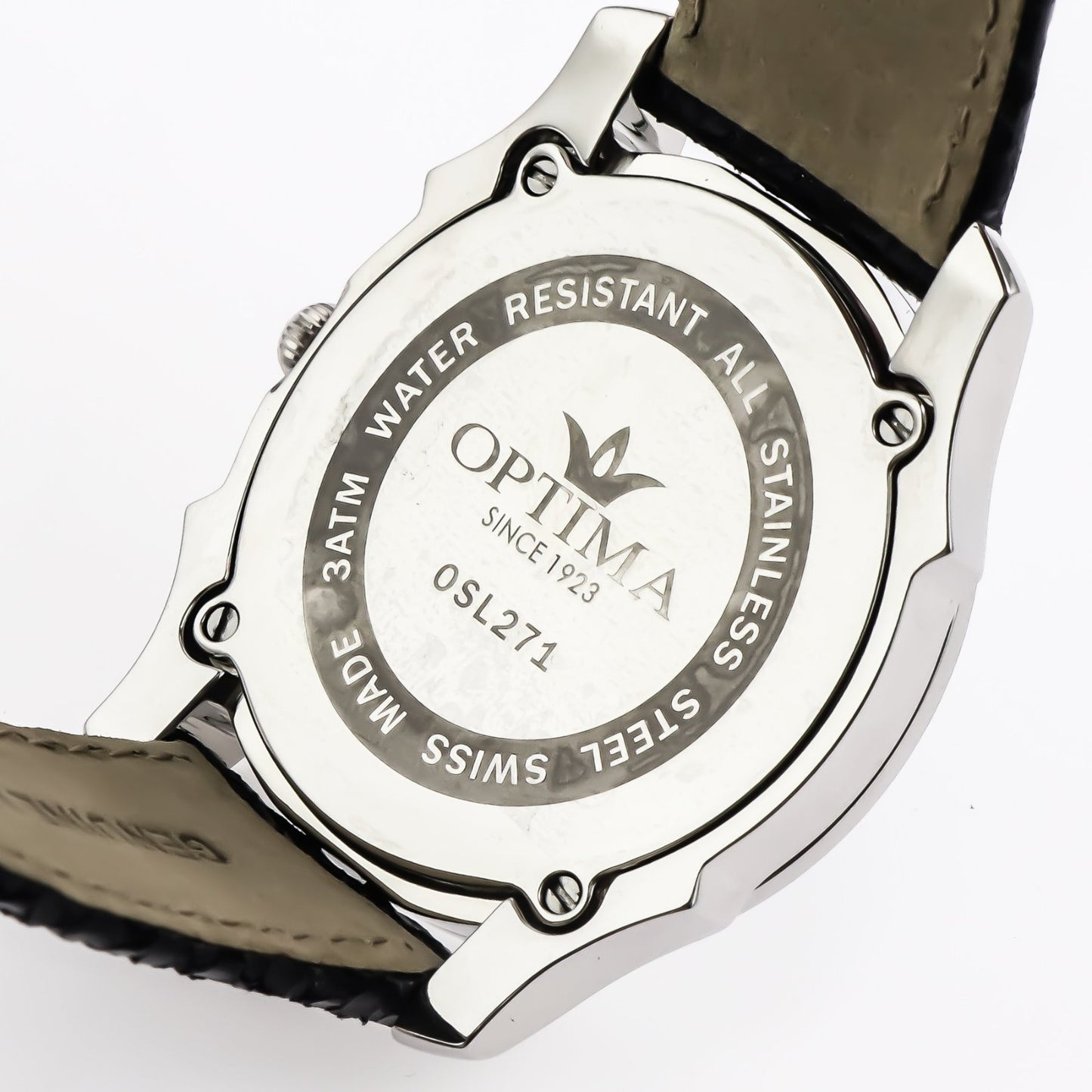 Optima • Swiss Watch • Stainless Steel • 38mm • Quartz • 3ATM • OSL271