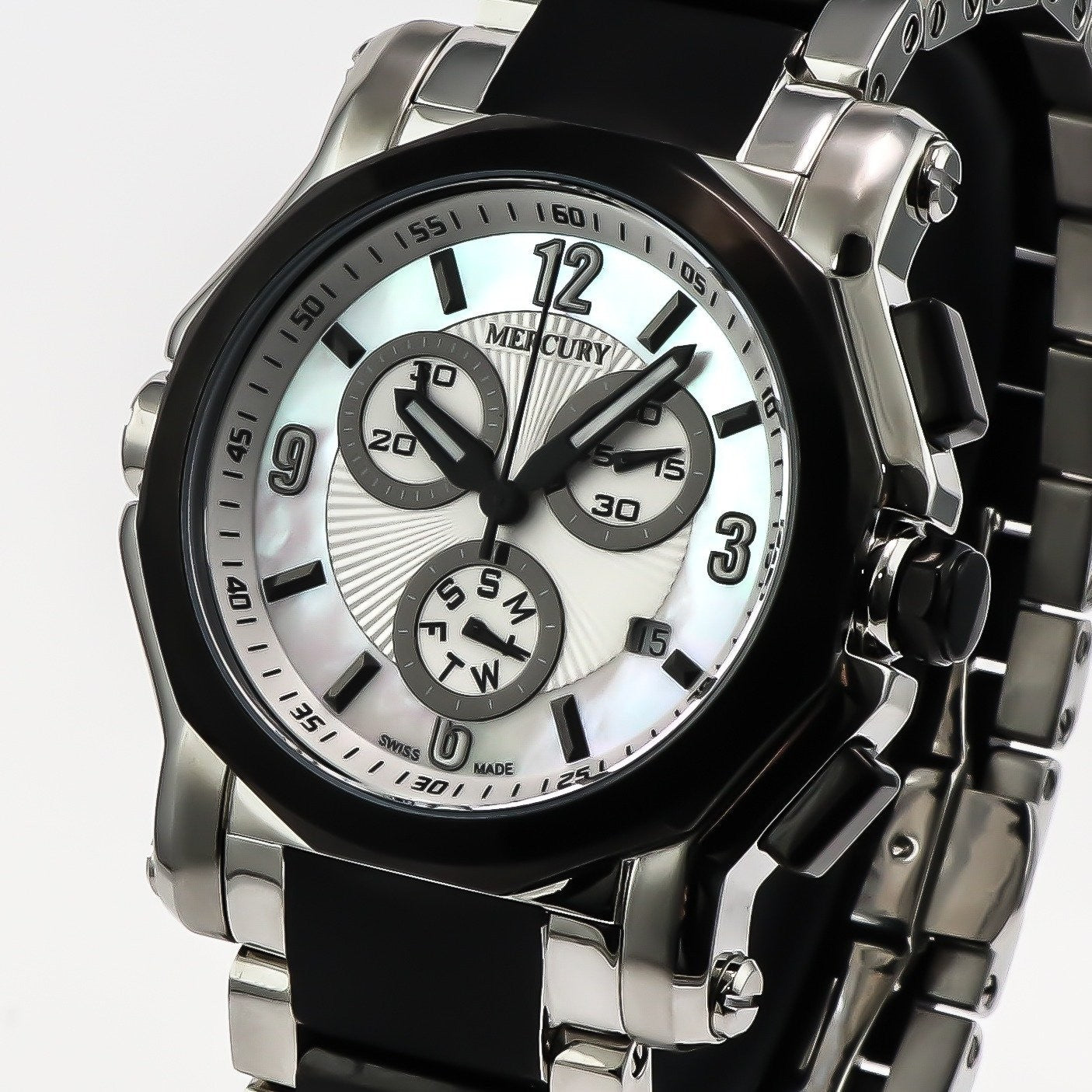Mercury • Swiss Chronograph Watch • Stainless Steel • Quartz • 42.5mm • ME1075