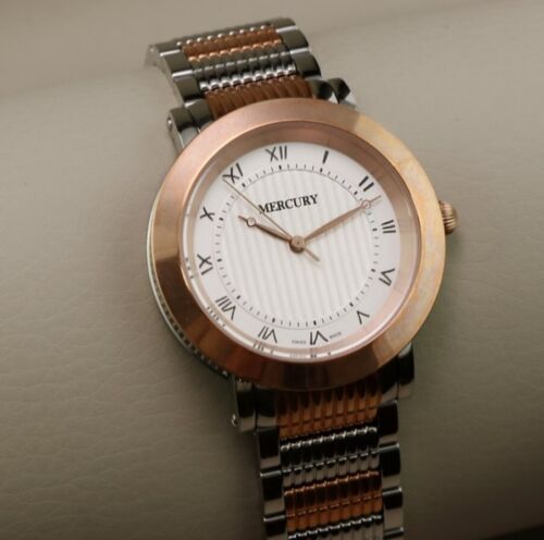 Mercury • Swiss Women's Watch • 36MM • PVD Rose Gold • WR50 ME430-SR-1