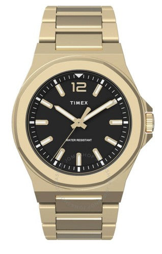 Timex • Gold • City Essex Avenue • Quartz • Black Dial Men's Watch TW2V02100