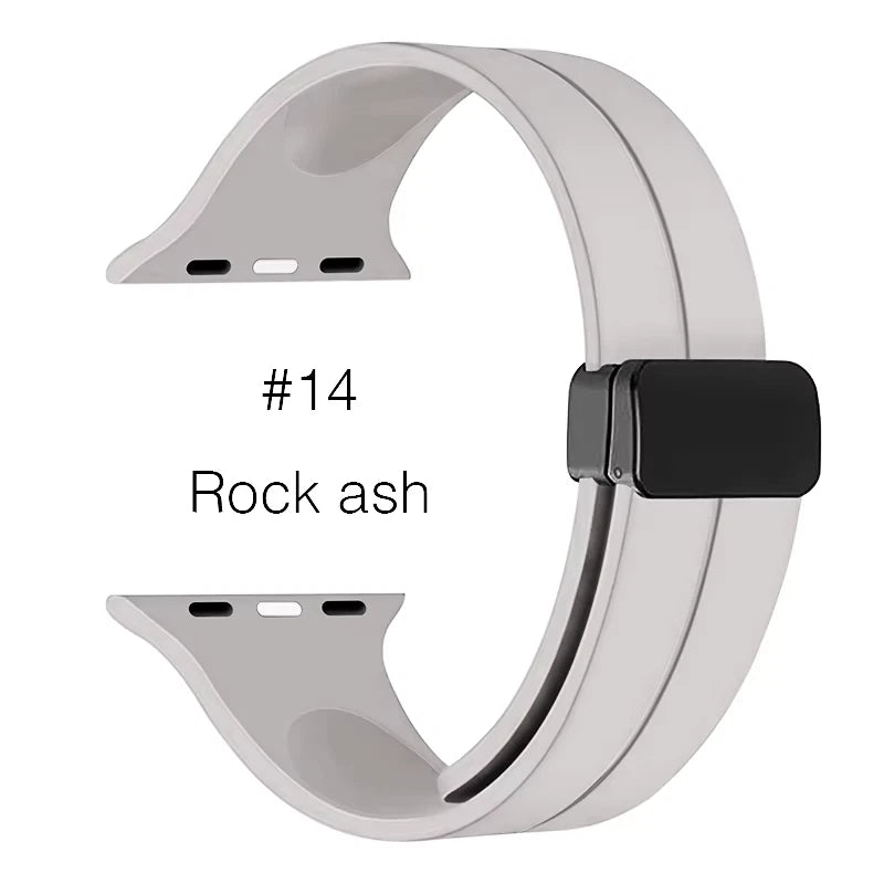 Sport Band for Apple Watch 38/40/41mm & 42/44/45/46/49/Ultra Silicone Adjustable