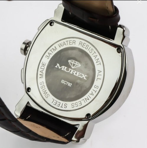 MUREX • 42x52.00mm • Swiss Chronograph Watch • Quartz • Brown • WR30M • ISC792