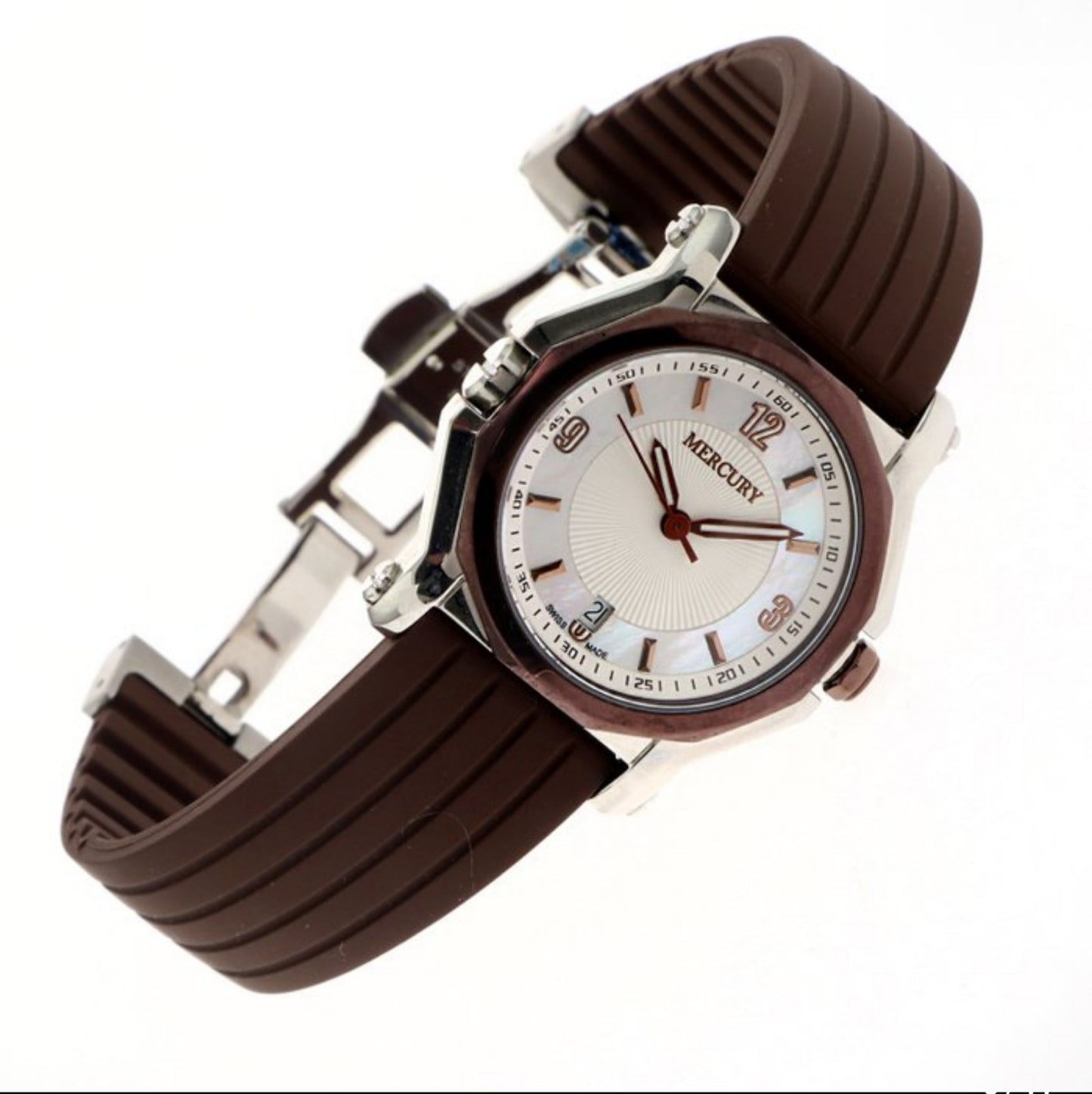 Mercury • Swiss Watch • Stainless Steel Quartz 39.50mm • Date • ME1080-SCX-1