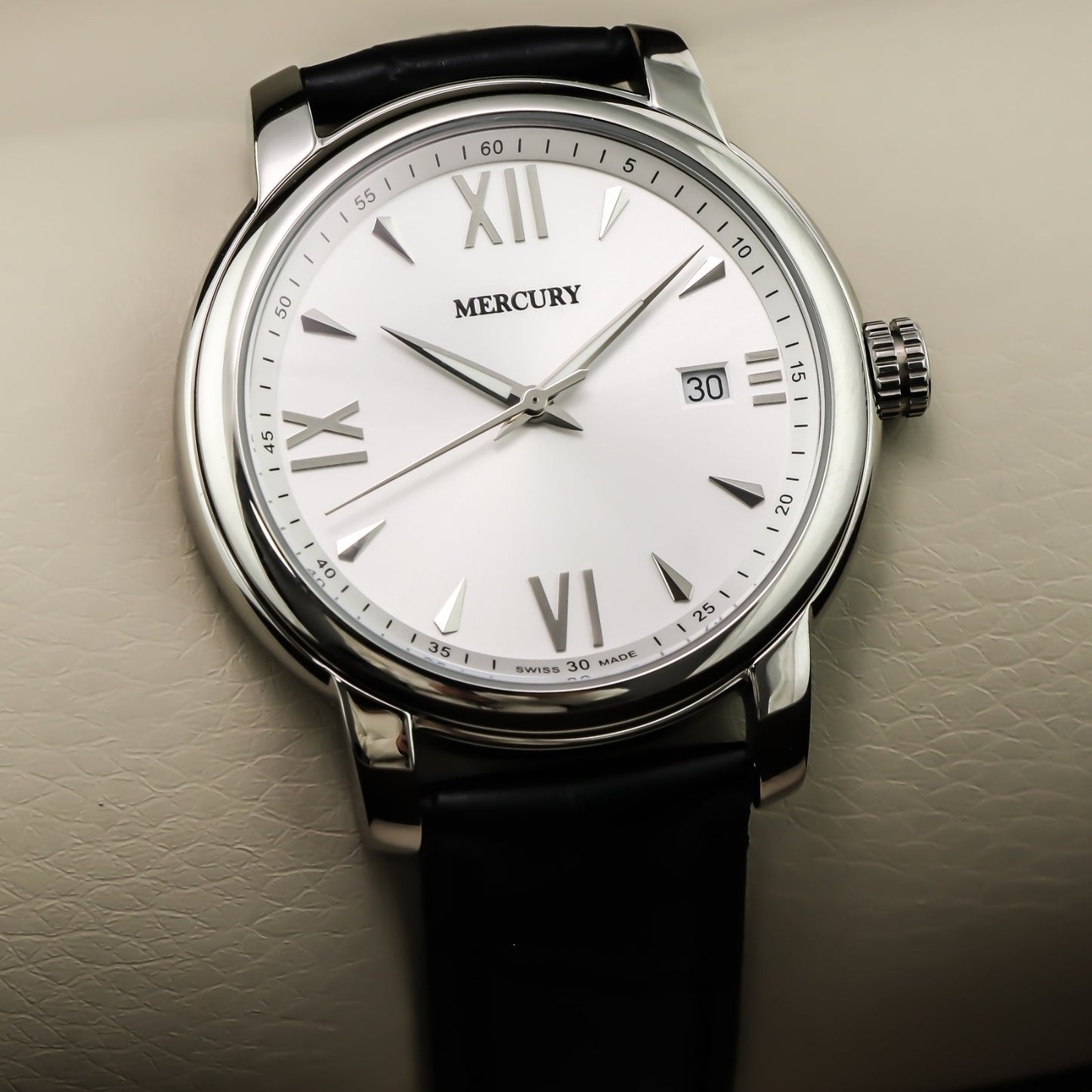 Mercury • Swiss Watch • Stainless Steel • Quartz • 41mm • 5ATM • ME410