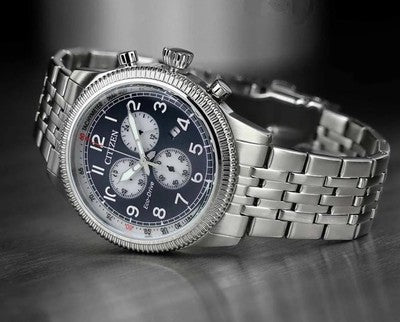Citizen Men Eco-Drive Watch • Chrono Eco Drive • 10ATM • AT2460-89L