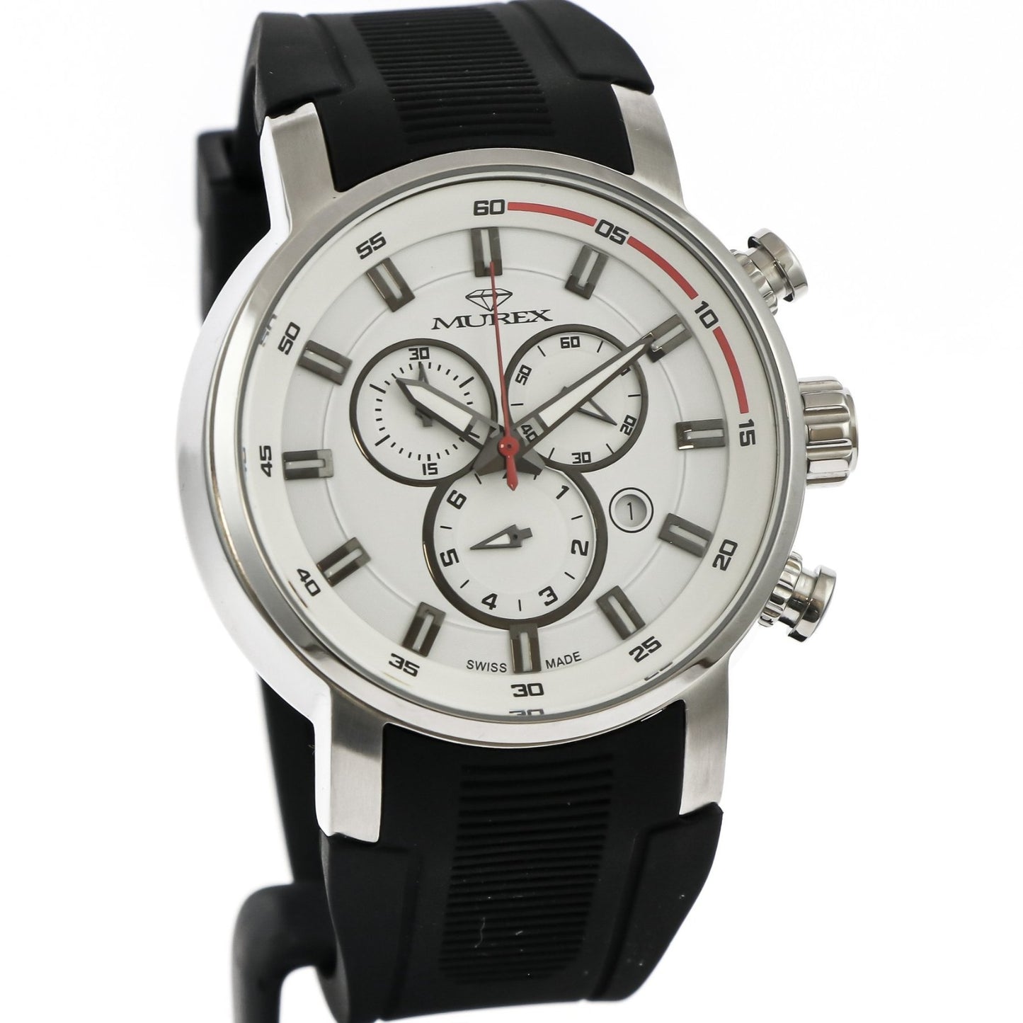 Murex • Swiss Chronograph Watch • Stainless Steel • Quartz • 45mm • MUC555