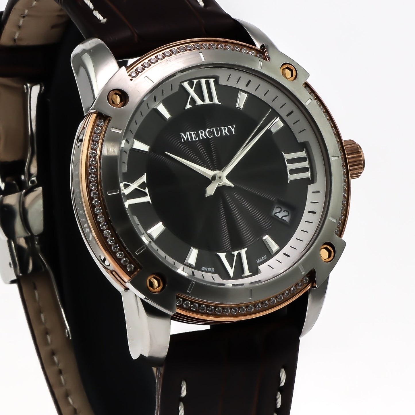 Mercury • Swiss Watch • Stainless Steel Quartz • 38.5mm • 10ATM • ME10240