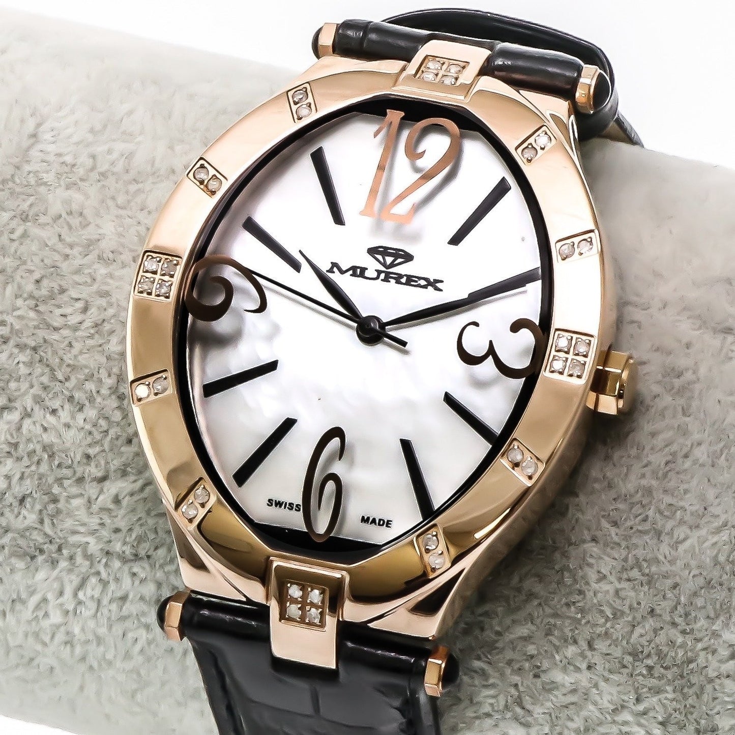 Murex • Swiss Diamond Watch • 32 SI White Diamonds .18ct • 34x41 mm • RSL815