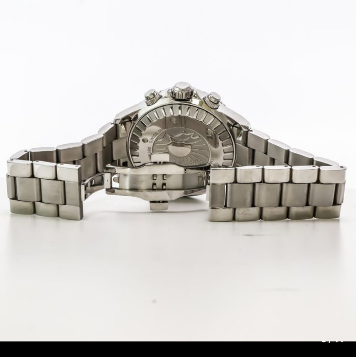 Mercury • Swiss Chronograph Watch •Stainless Steel • Quartz • 46mm • 5ATM