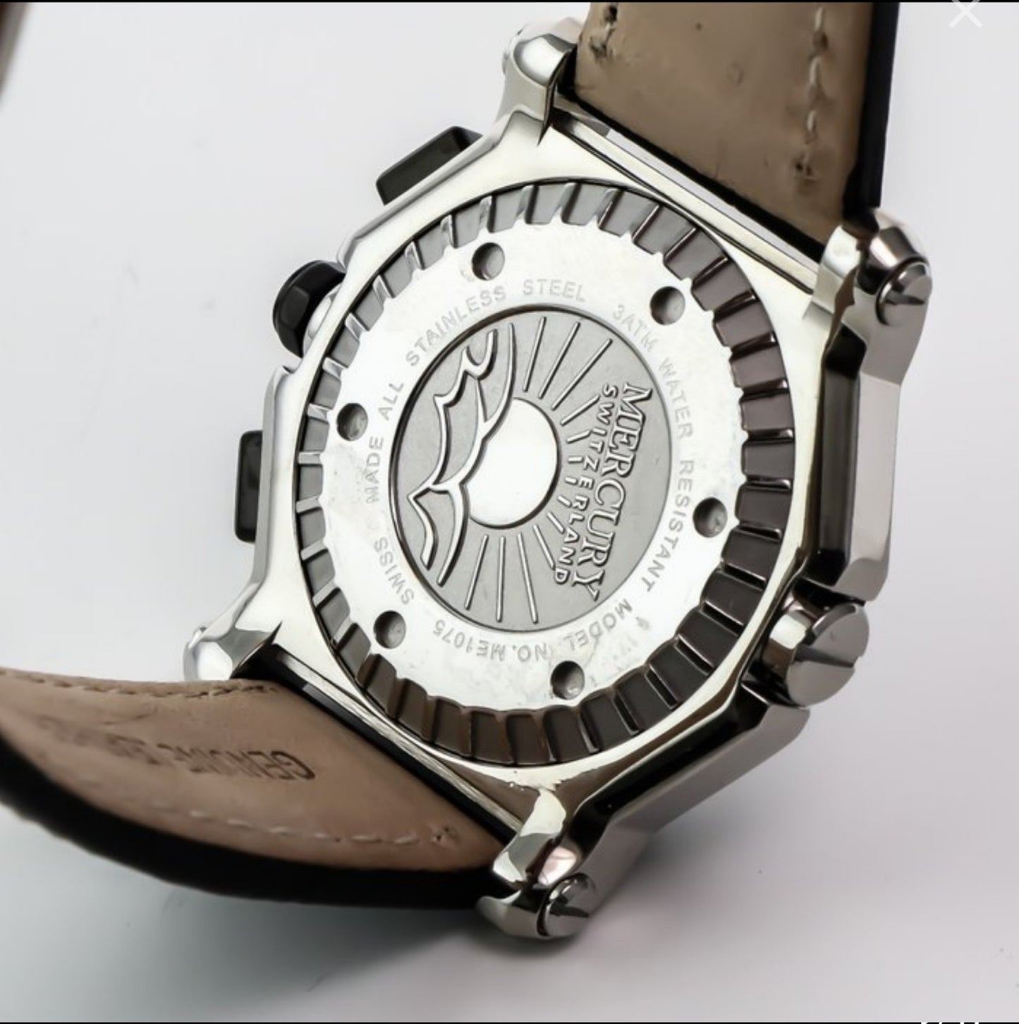 Mercury • Swiss Chronograph Watch • Stainless Steel Quartz • 42.5mm 3ATM ME1075