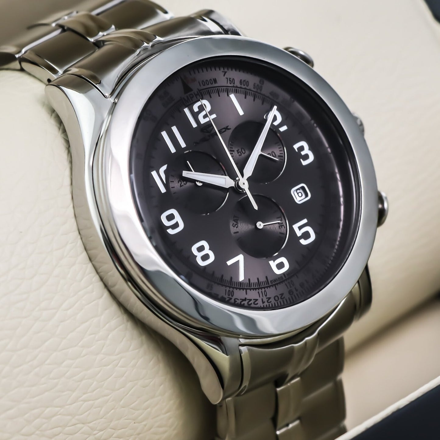 Murex • Swiss Chronograph Watch • Stainless Steel • 47mm • Quartz • 5ATM