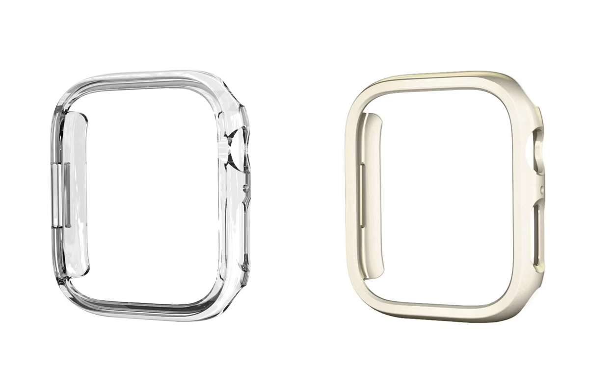 Apple Watch Case 42mm 46mm • Shockproof Hard PC Bumper Cover • Pack of 2