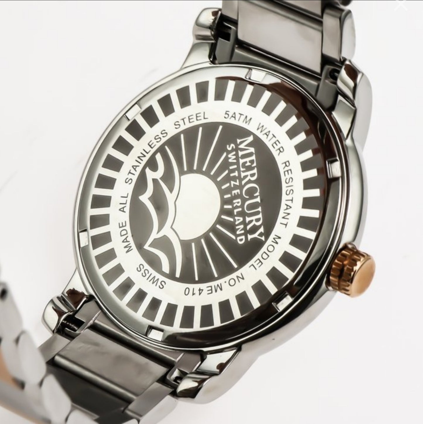 Mercury • Swiss Watch • Stainless Steel • Rose Gold • Quartz • 41mm 5ATM • ME410