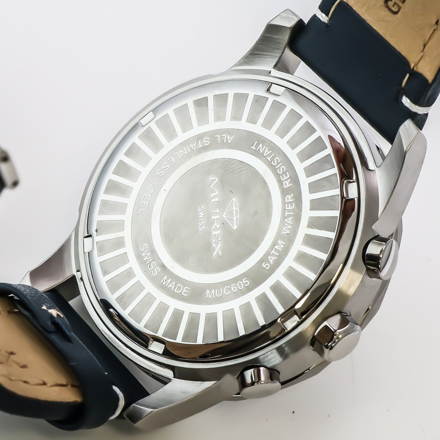 Murex • Swiss Chronograph Watch • Stainless Steel Quartz 44.7mm • 5ATM • MUC605