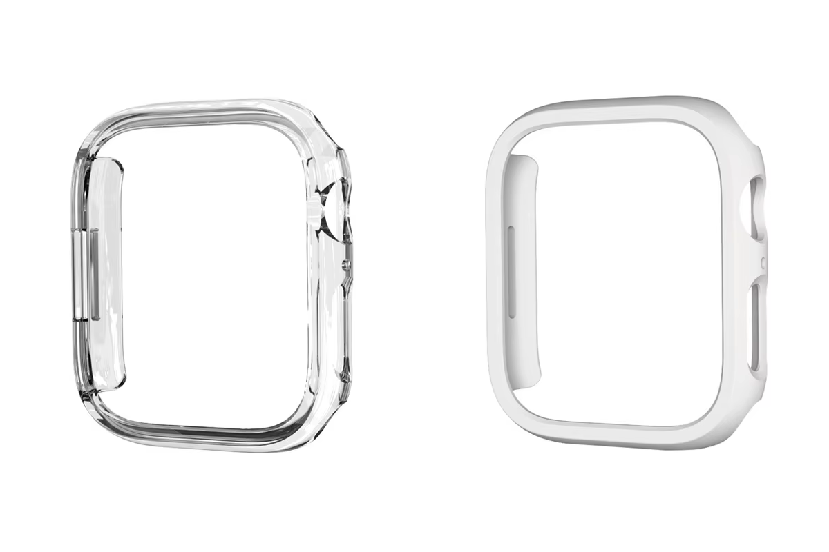 Apple Watch Case 42mm 46mm • Shockproof Hard PC Bumper Cover • Pack of 2