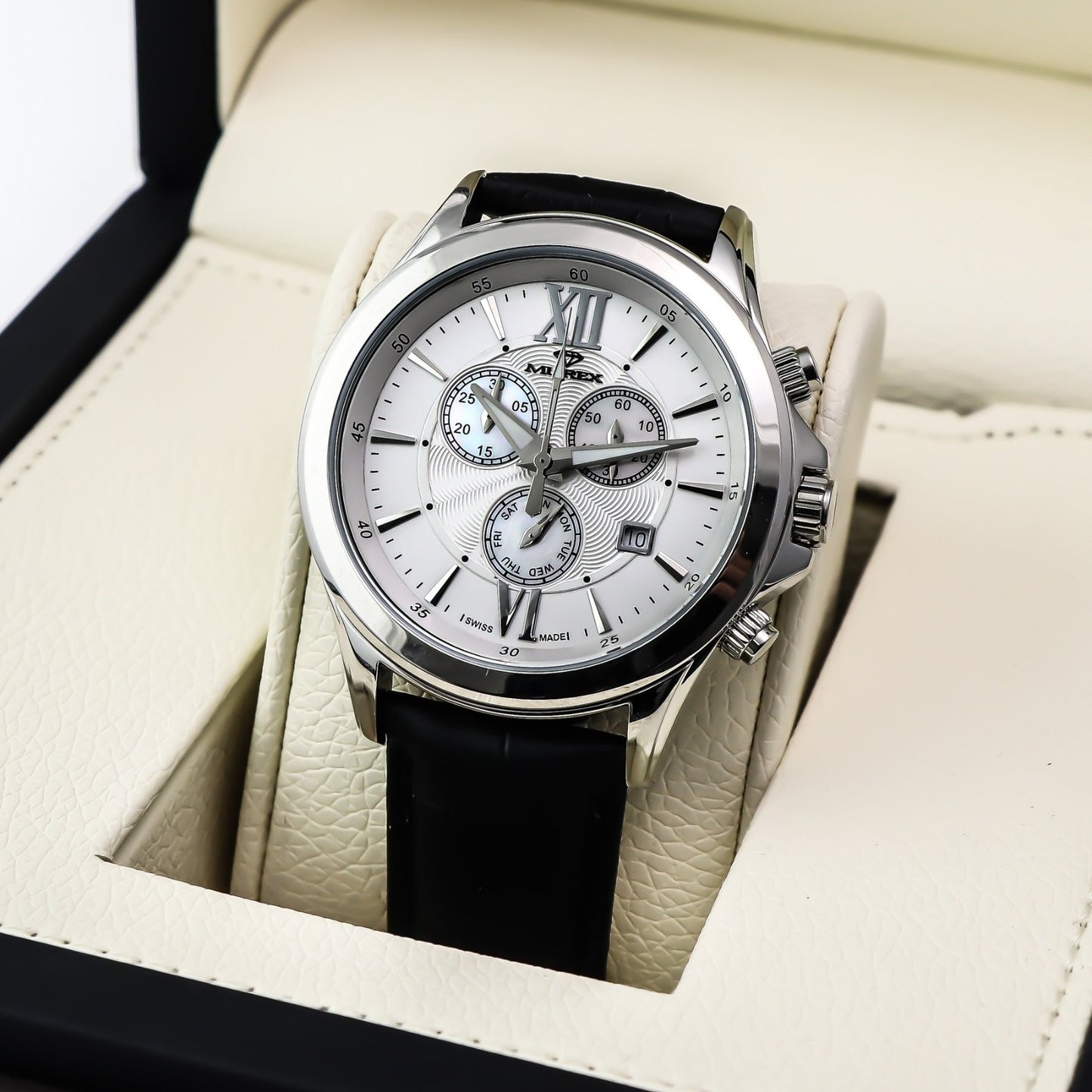 Murex • Swiss Chronograph Watch • Stainless Steel • 44mm • Quartz • MUC503