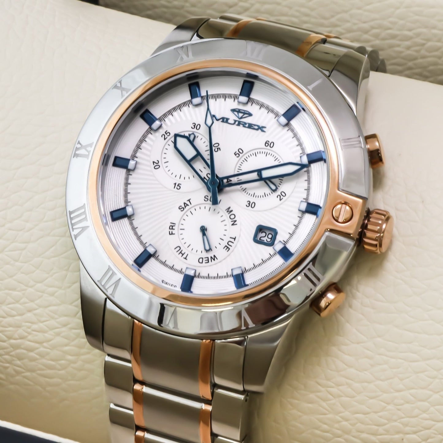 Murex • Swiss Chronograph Watch • Stainless Steel • 45mm • Quartz • MUC541