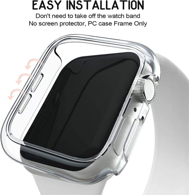 Apple Watch Case 42mm 46mm • Shockproof Hard PC Bumper Cover • Pack of 2