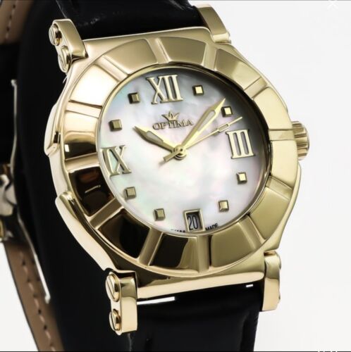 OPTIMA • 38mm • Swiss Women's Watch • OSL300-GL-7 • PVD Gold • WR50M