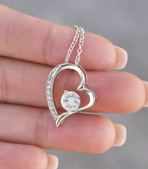 Heart Classic Zircon • Forever Love • Stainless Steel Jewelry Necklace