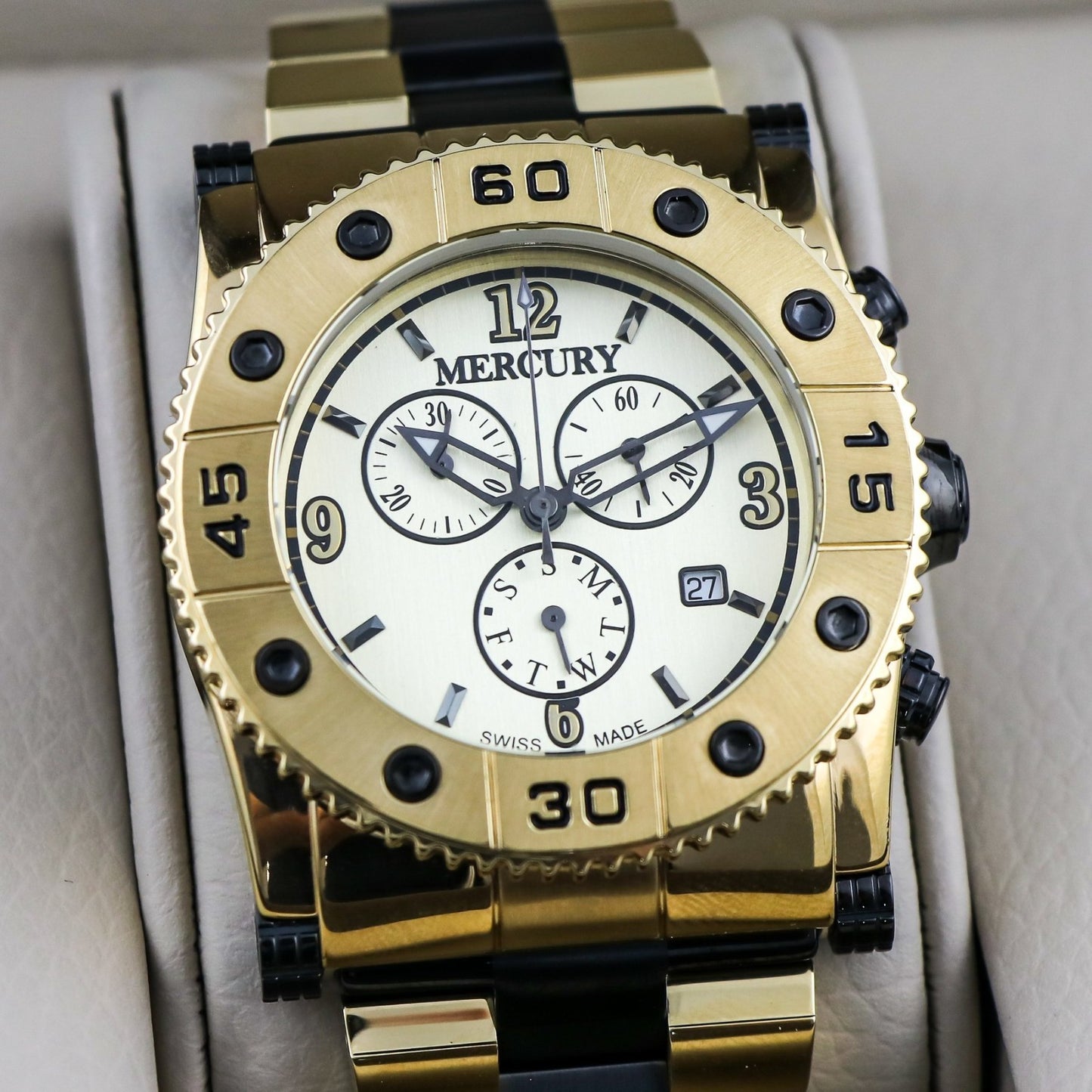 Mercury • Swiss Chronograph Watch • Stainless Steel • 45mm • Quartz • ME1060