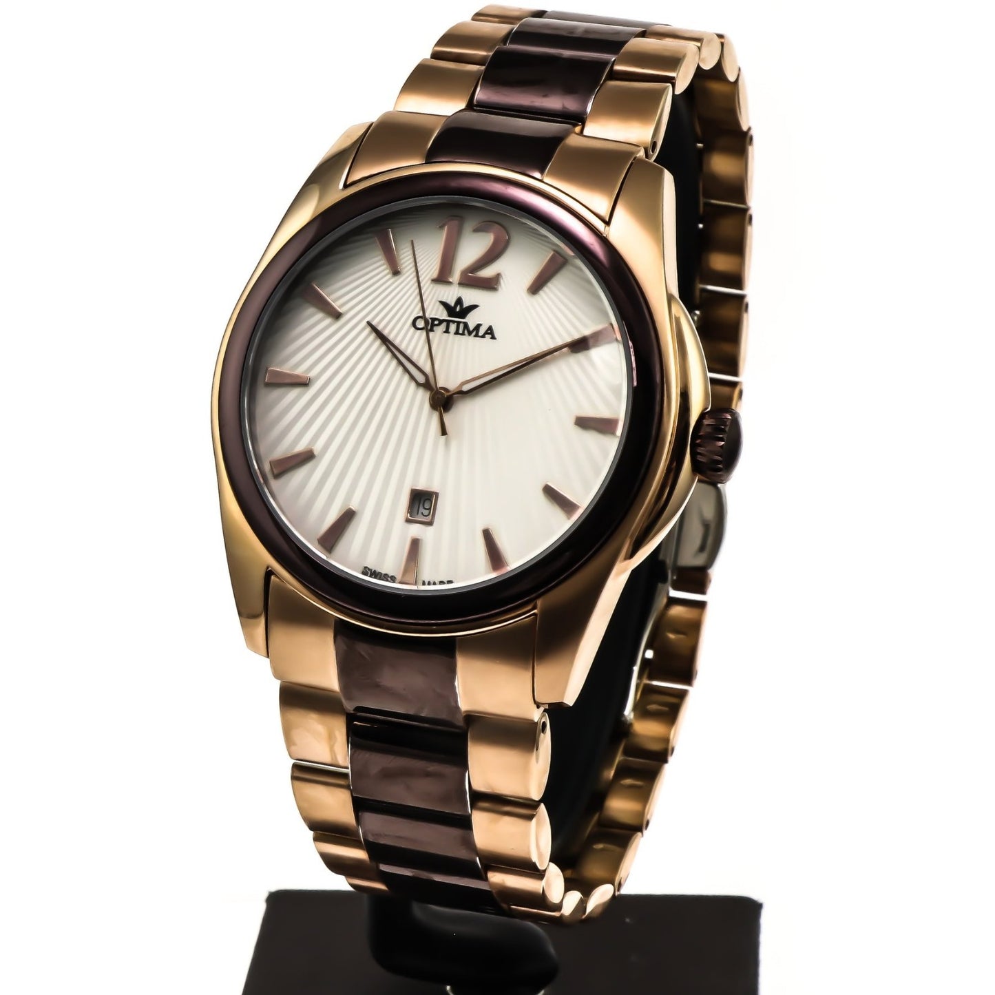 Optima • Swiss Watch • Stainless Steel • 44mm • Quartz • 3ATM • OSM247