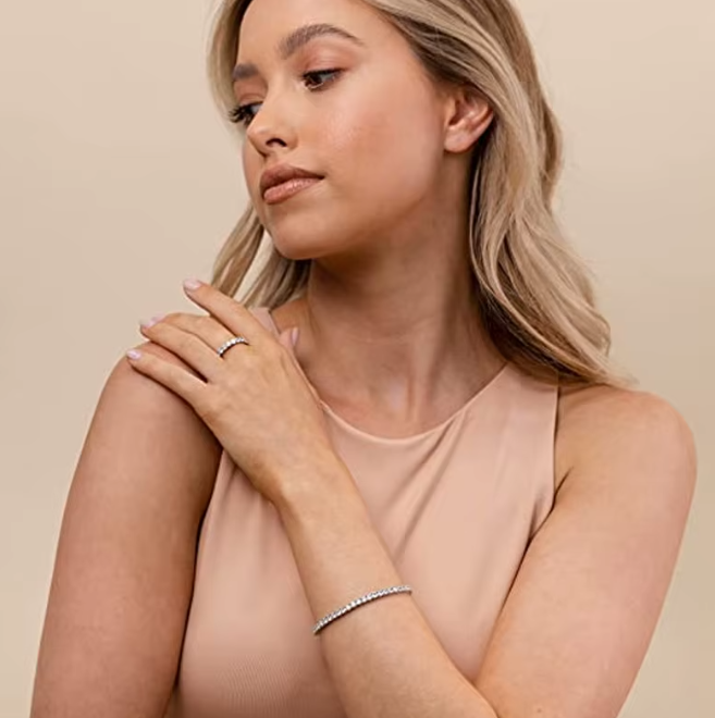 Gold Alloy Bracelet • 4mm • Tennis Friendship Hand Chain