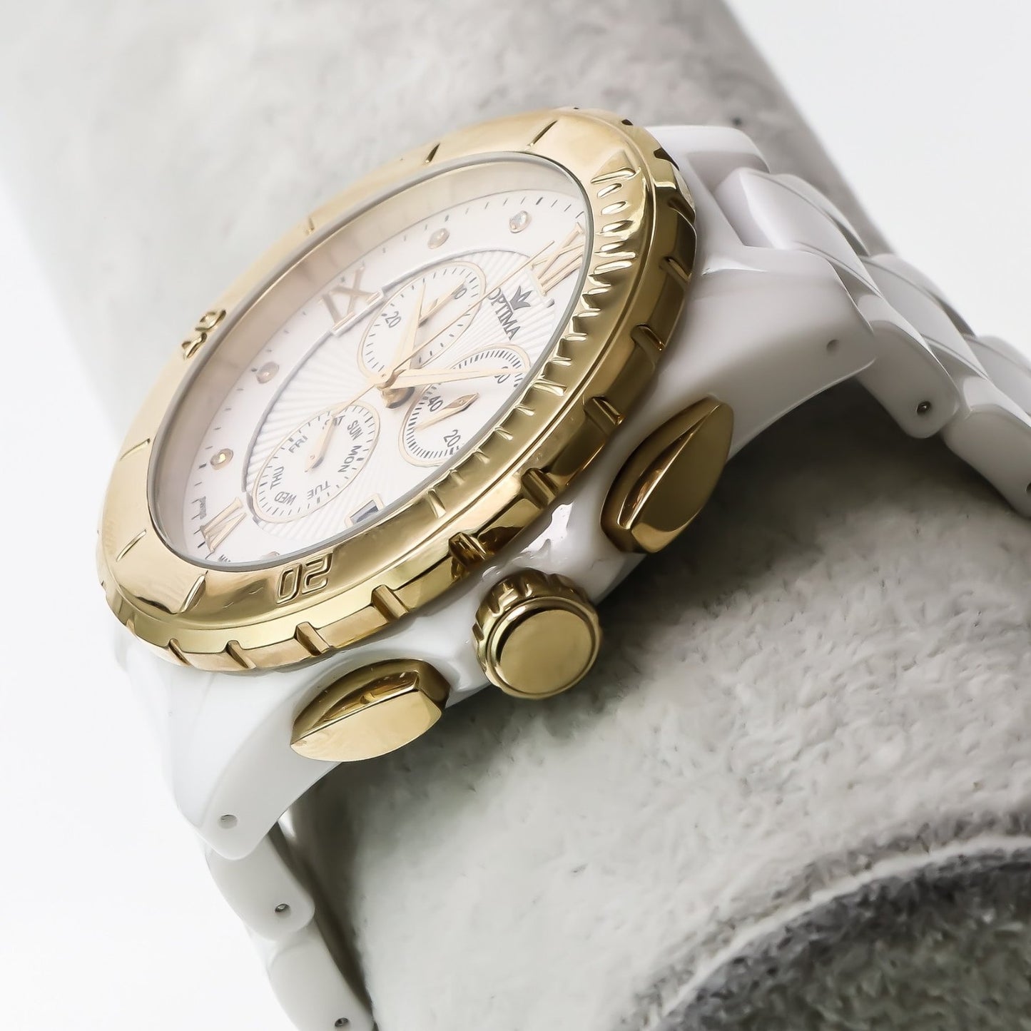 Optima • Swiss Chronograph Watch • Stainless Steel • 43mm • Quartz • 5ATM