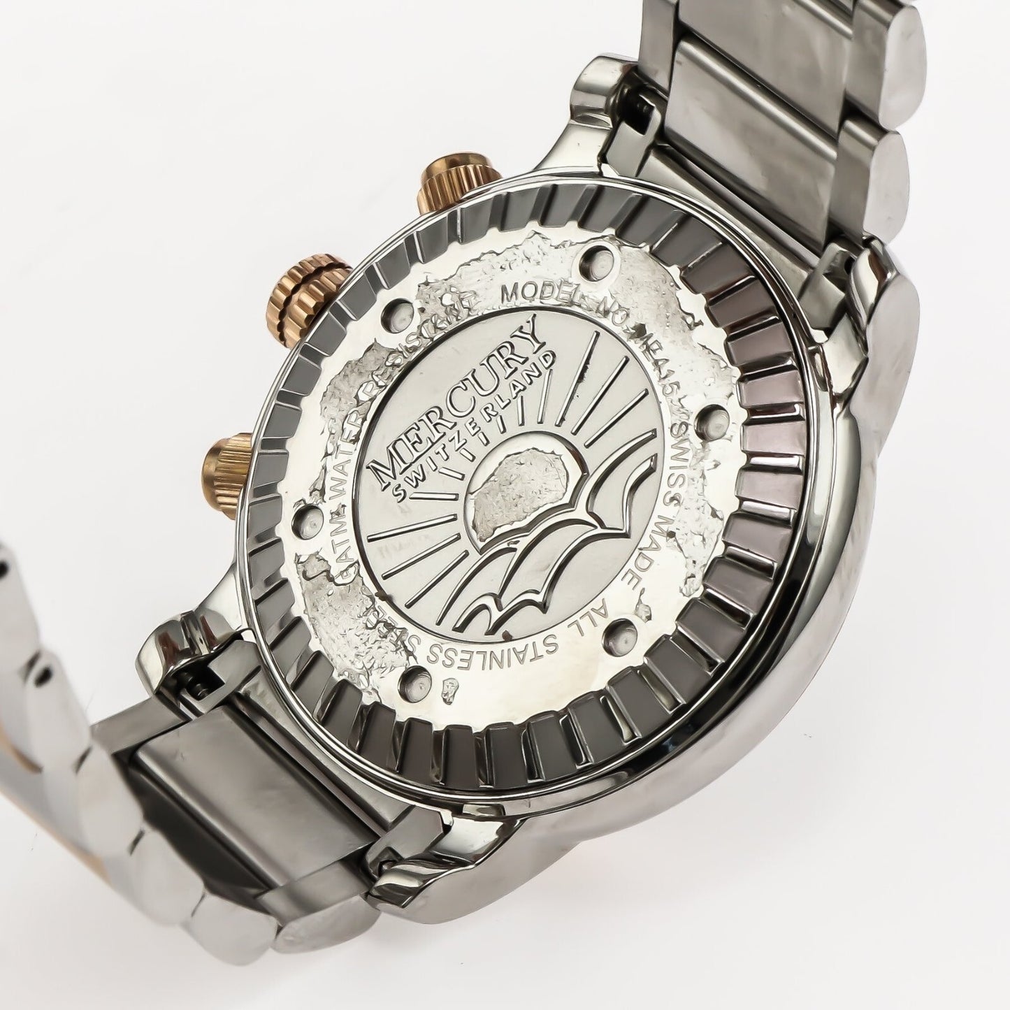 Mercury • Swiss Chronograph Watch • Stainless Steel • 44mm • Quartz • 5ATM