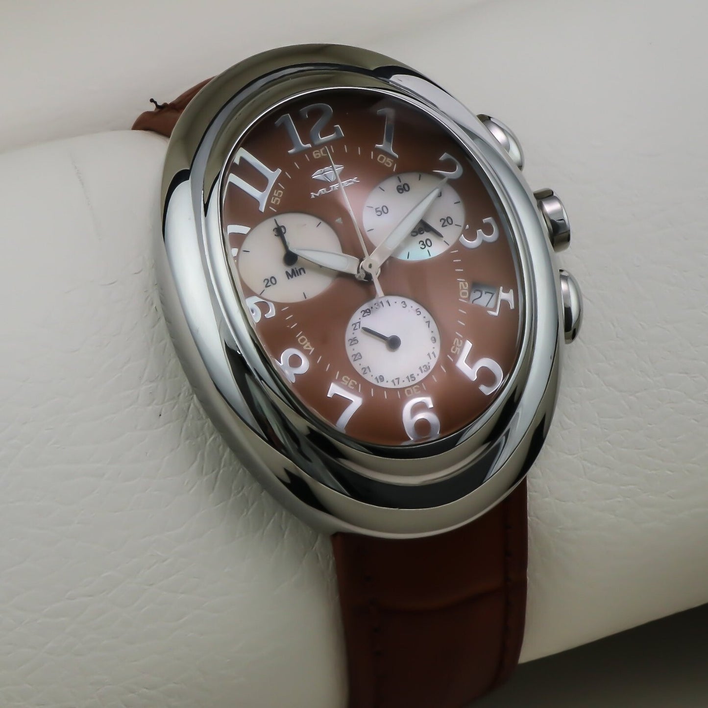 MUREX • 40.15mm x 51.05mm • Swiss Watch • Date SubDay • 3 ATM • ISC594-SL-4