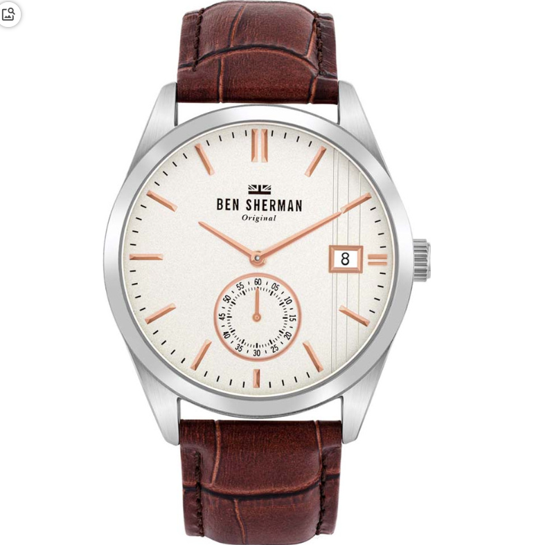 Ben Sherman Men Watch • Spitalfields Heritage • 43mm • Quartz • 3ATM • WB039T