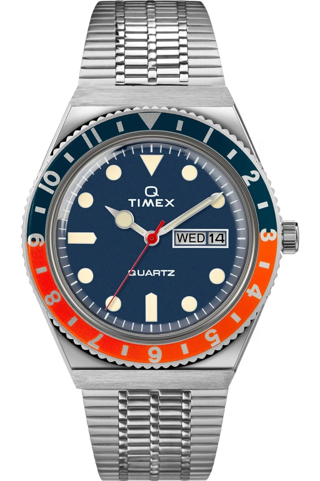 Timex • Men Watch Q Reissue • Stainless Steel • 38mm • Quartz • 5ATM • TW2U61100
