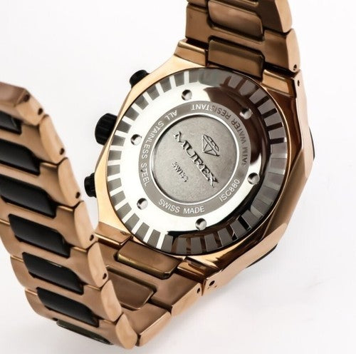 Murex • ISC880-RB-7 • Swiss Chronograph Watch • Chocolate • Date SubDay • 3ATM